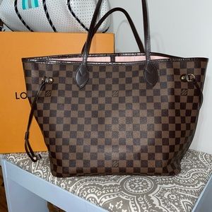 LOUIS VUITTON NEVERFULL MM ROSE BALLERINE
